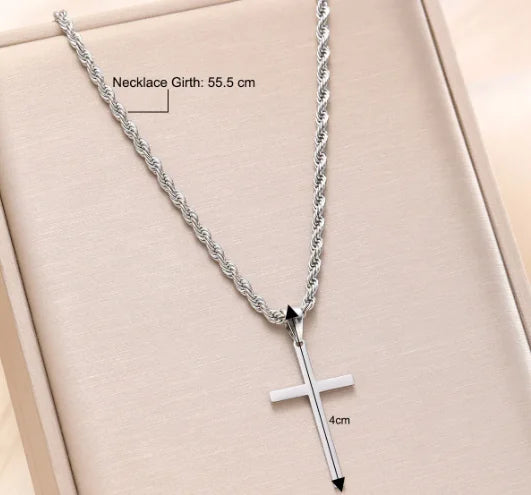 Ascend Cross Necklace